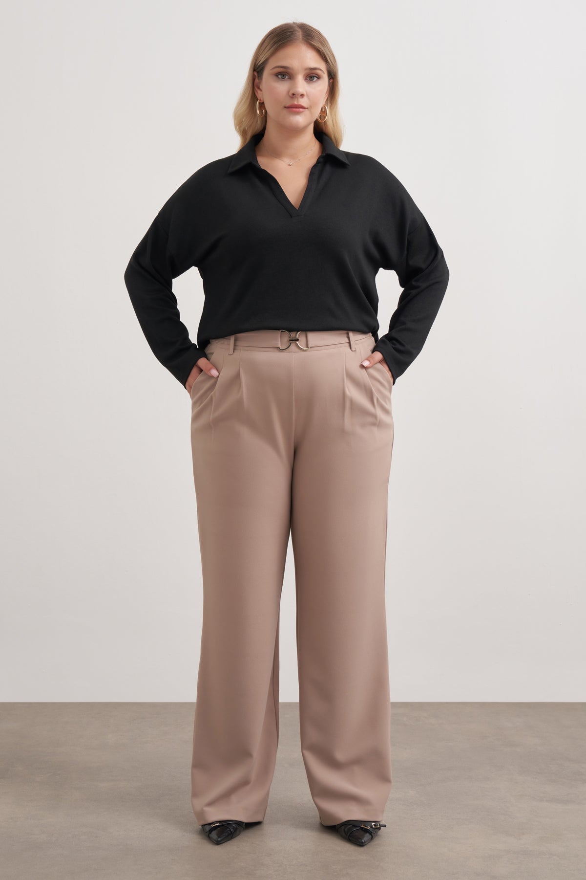 Toka Detaylı Şık Pantolon