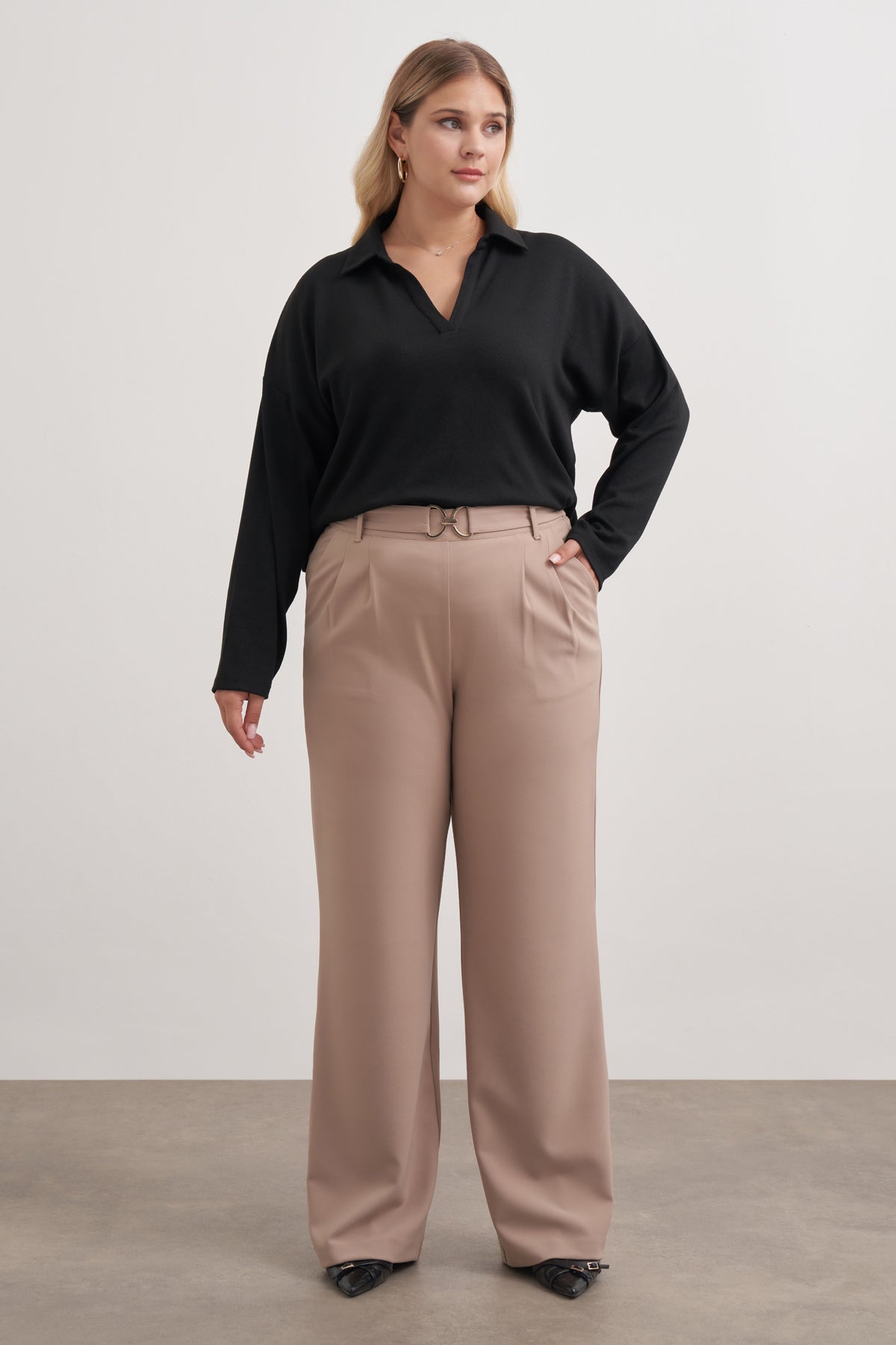 Toka Detaylı Şık Pantolon
