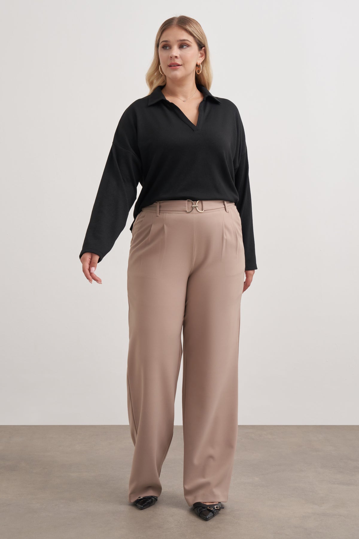 Toka Detaylı Şık Pantolon