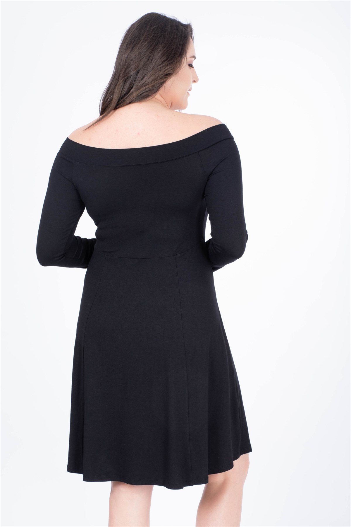 Uzun Kol Penye Elbise