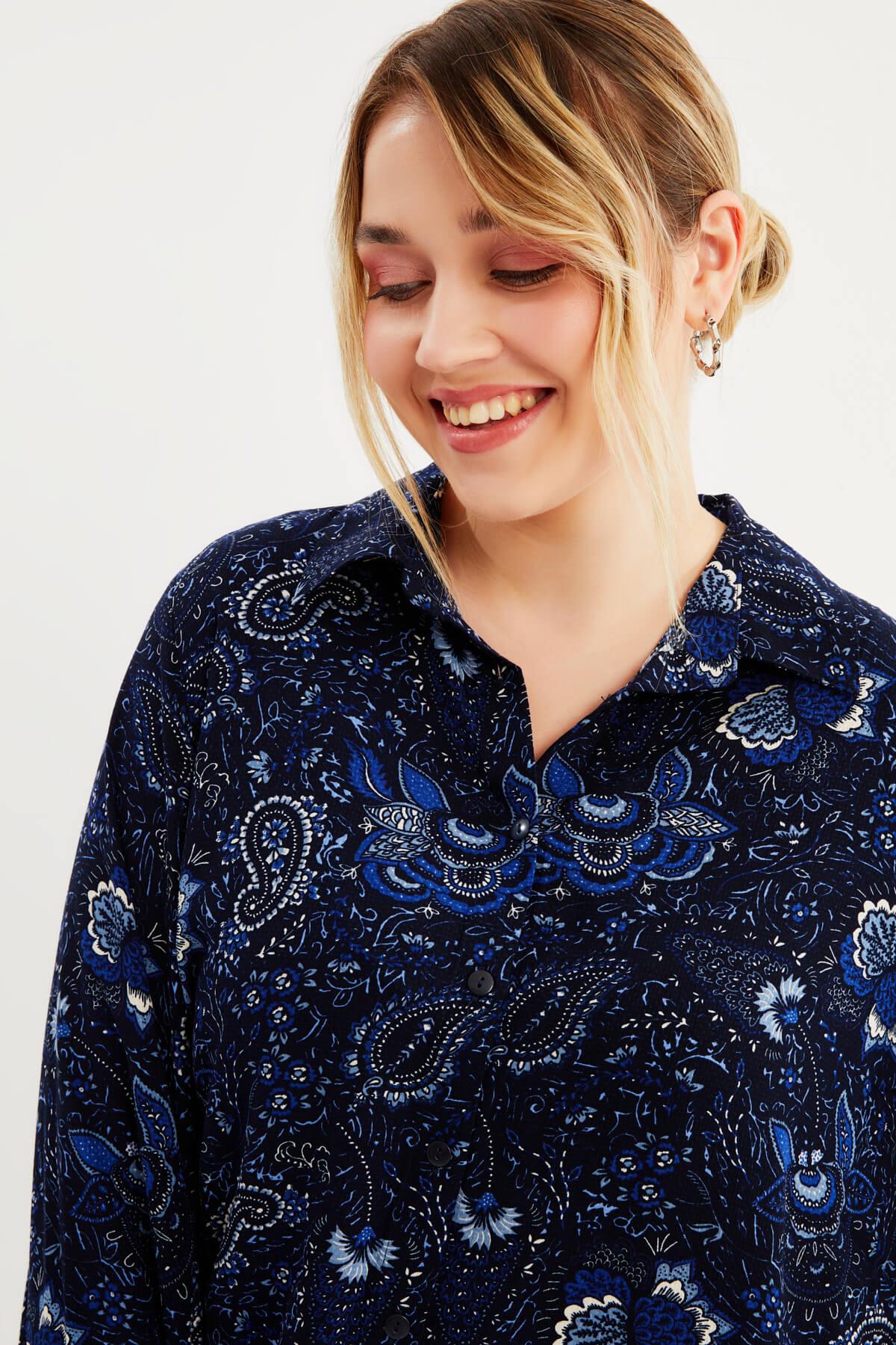 Uzun Kollu Gömlek Tunik