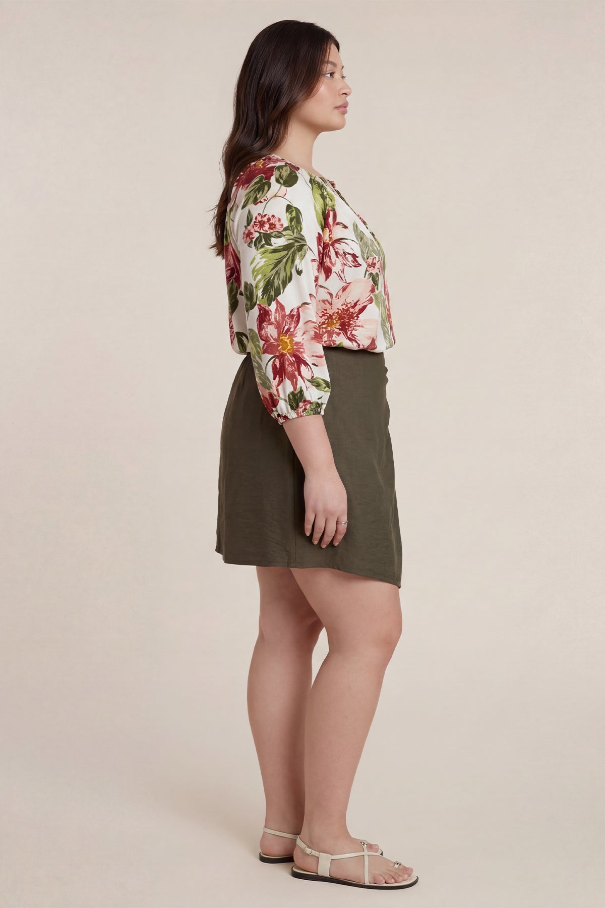 V Yaka Büzgü Detaylı Örme Bluz