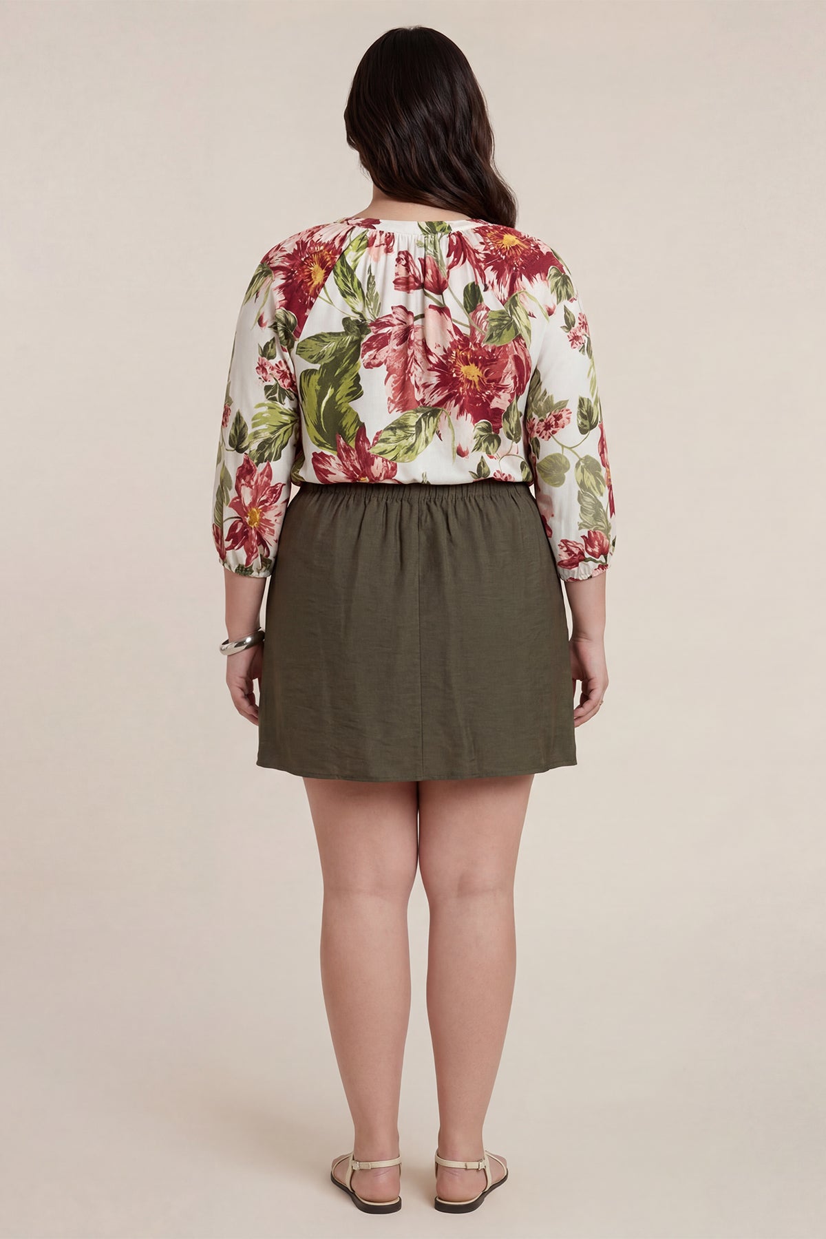 V Yaka Büzgü Detaylı Örme Bluz