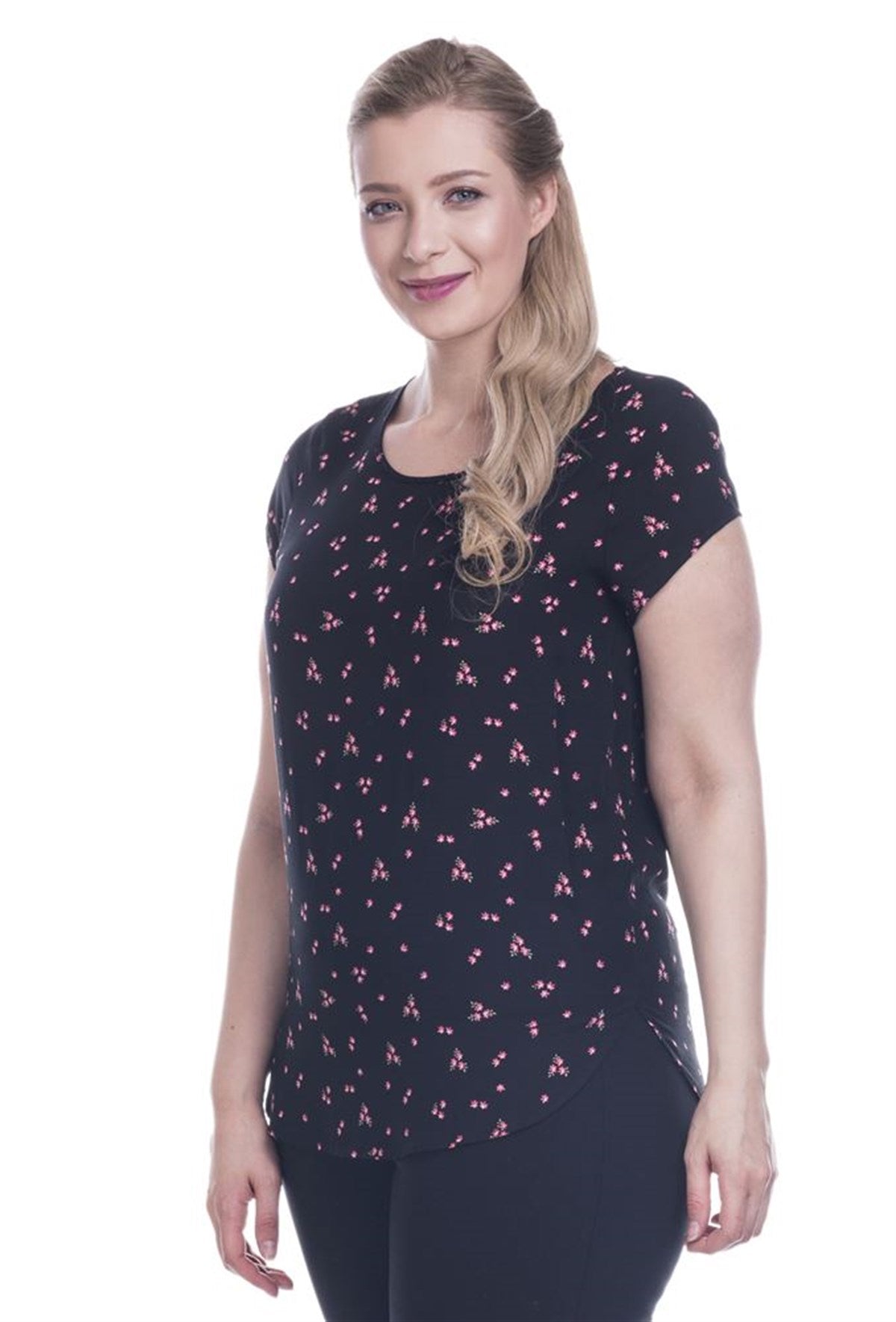 Viskon Kısa Kol Tişört